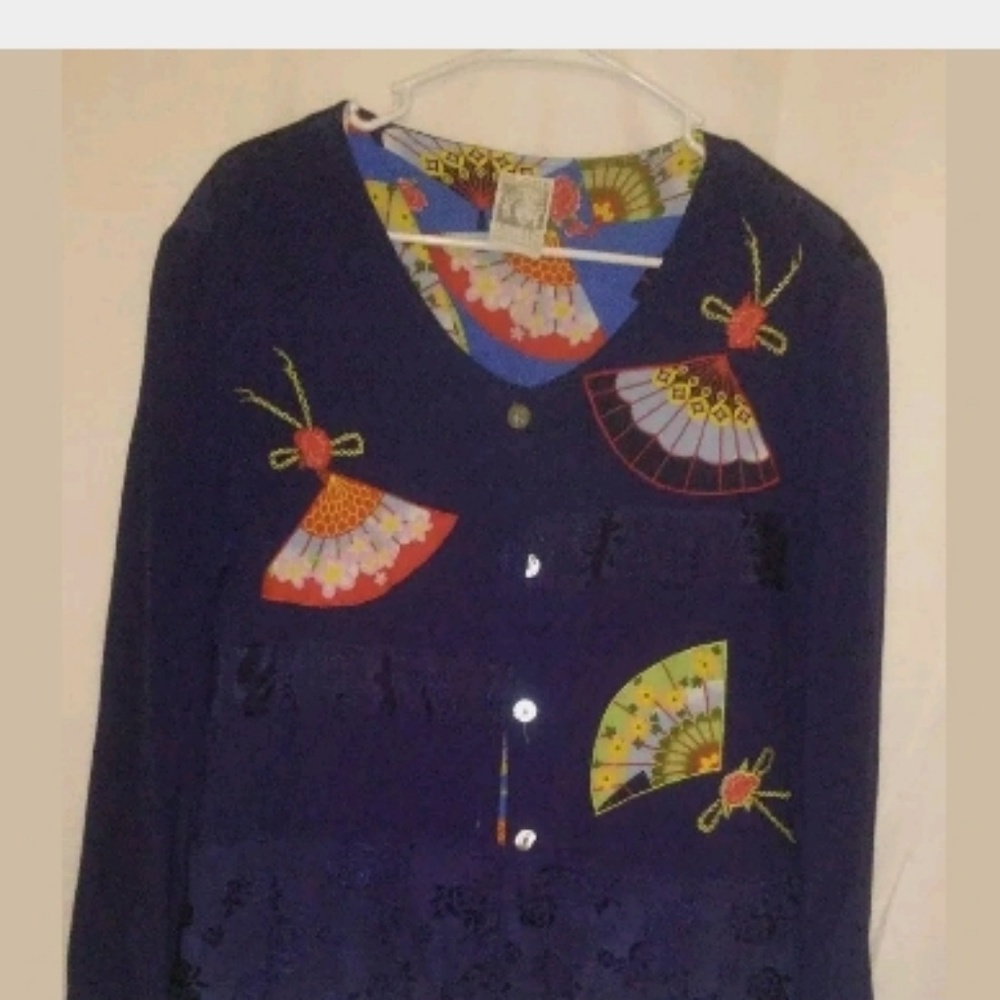 GLOBE TROTTER Clothing of Bali blouse sz S front b